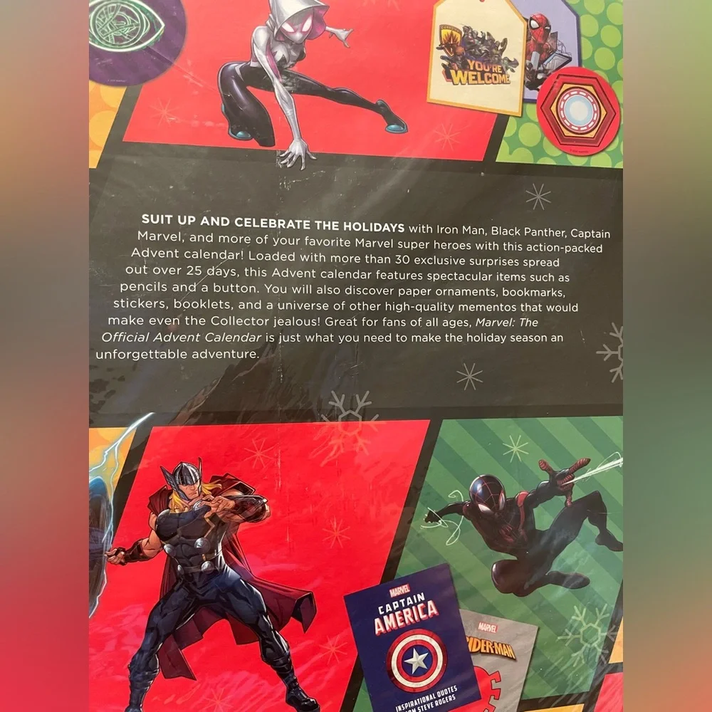 Marvel Advent Calendar - Christmas Xmas Countdown - Super Heroes, Comic Book - Picture 3 of 14